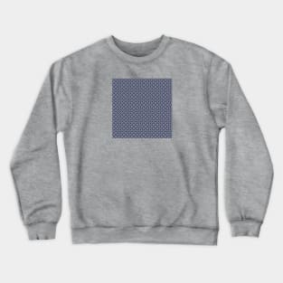 Art Deco Squares in Blue + Gold Crewneck Sweatshirt